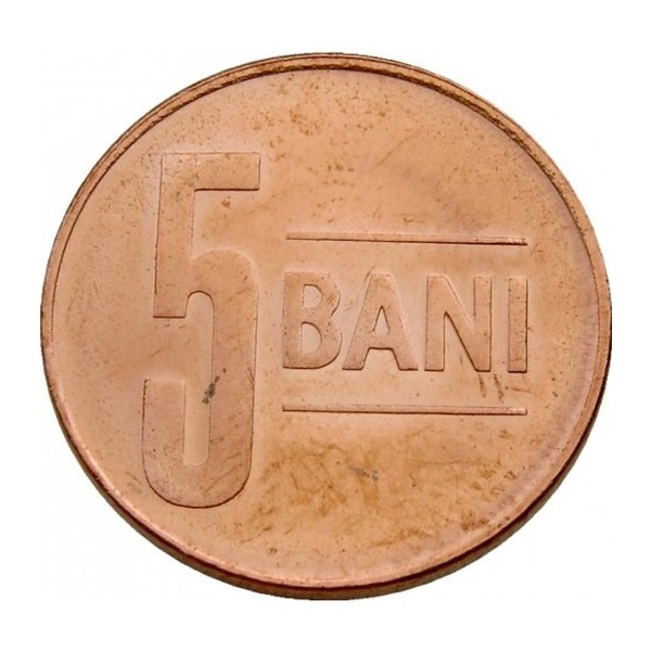 5 Bani coin Romania (reverse)