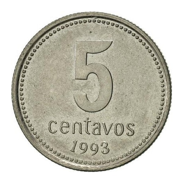 5 Centavos coin Argentina (reverse)
