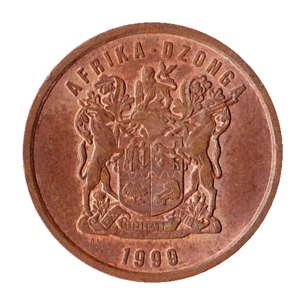 5 Cents coin (Blue Crane, 1996-2000)