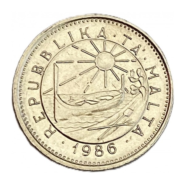 5 cents coin Malta (large type)