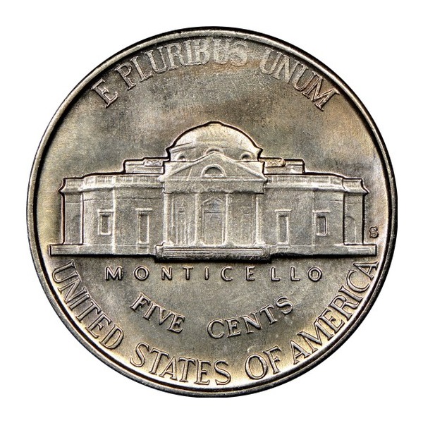 5 Cents Coin United States Dollar (Nickel) (reverse)