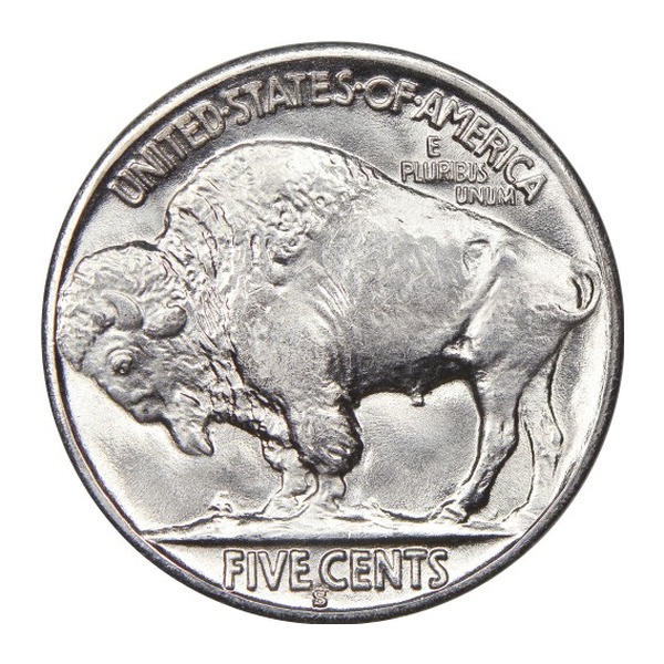 5 Cents Coin US Buffalo Nickel (Indian Head) (reverse)