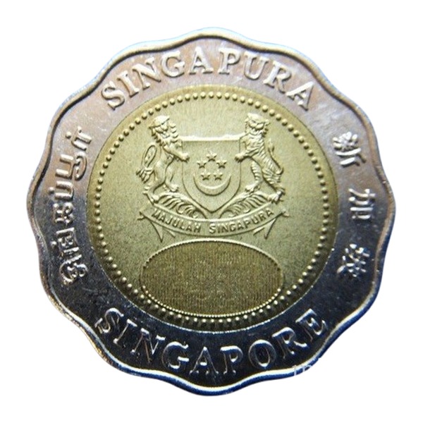 5 Dollar commemorative coin Singapore