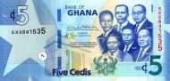 5 Ghanaian Cedi Banknote (University Of Ghana)