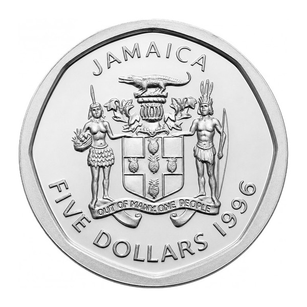5 Jamaican Dollars coin