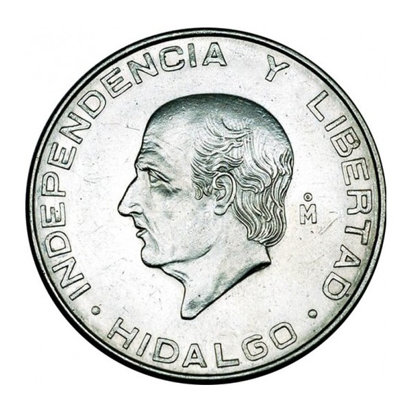 5 Mexican Pesos coin (reverse)