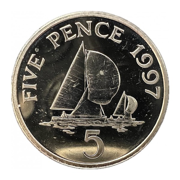 5 Pence coin Guernsey (reverse)