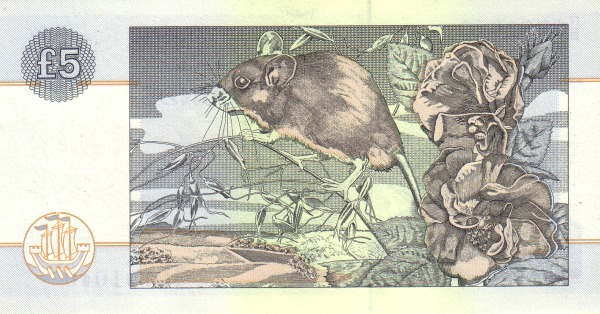 5 Pounds Sterling GBR Banknote (Clydesdale Bank Issue) 1996 (reverse)