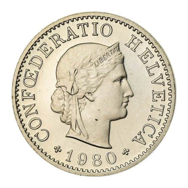 5 Rappen coin Switzerland (post-1980)