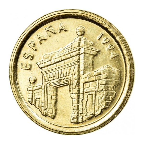 5 Spanish Pesetas coin (type 1975 to 1984)