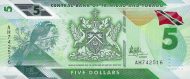 5 Trinidad And Tobago Dollars Banknote