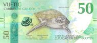50 Caribbean Guilder Banknote (Green Sea Turtle)