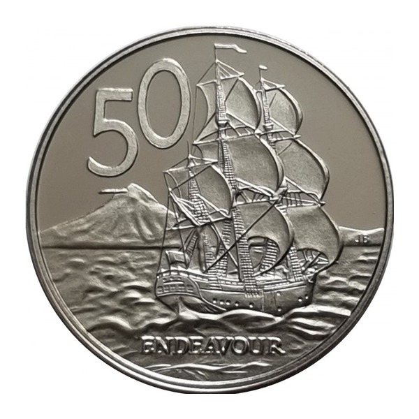 50 cent coin New Zealand (reverse)