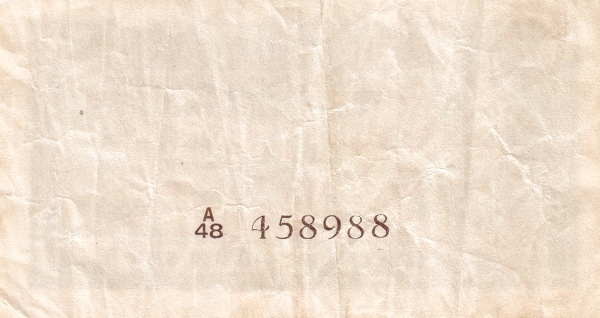50 Cents Banknote (Government Of Ceylon King George Vi) (reverse)