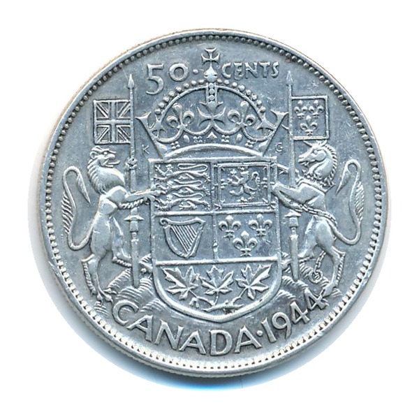 50 Cents coin Canada (half dollar) (reverse)