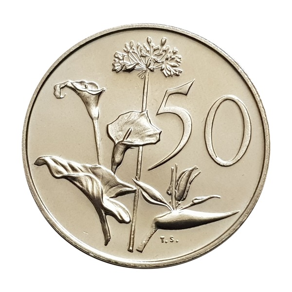 50 Cents coin (Native Flowers) (reverse)