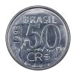 50 Cruzeiros Reais coin (Jaguar and Cub)