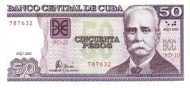 50 Cuban Pesos Banknote (Calixto Garcia Iniguez)