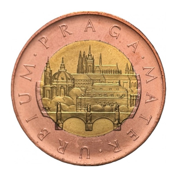 50 Czech Koruna coin (reverse)