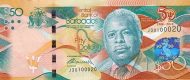 50 Dollars BRB Banknote (2016+ Polymer / Modern Issue) 2016