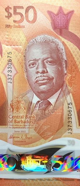 50 Dollars BRB Banknote (Standard Issue) 2022