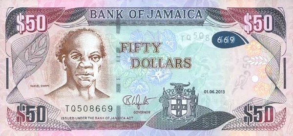 50 Dollars JAM Banknote (2010s Series) 2013-2021