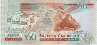 50 Dollars XCD Banknote (2003 'Silver Foil' Issue) 2003