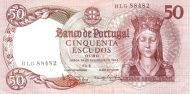 50 Escudos POR Banknote (Mid-20th Century Escudo Notes) 1964