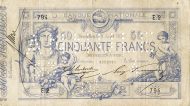 50 Francs BEF Banknote (Pre-World War I Issue) 1871