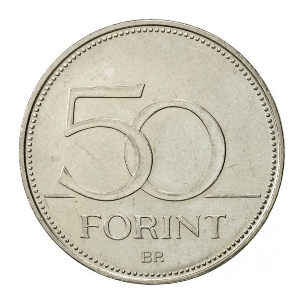 50 Hungarian Forints coin (reverse)
