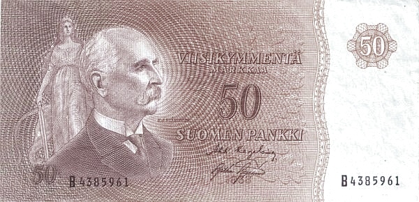 50 Markkaa / Mark FIN Banknote (Modern Markka Issue) 1963