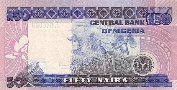 50 Nigerian Naira Paper Banknote (Better Life) (reverse)