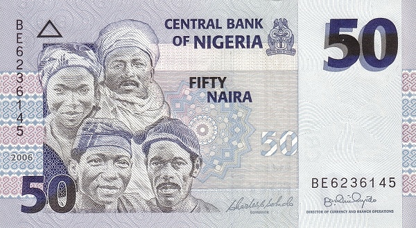 50 Nigerian Naira Paper Banknote (People Of Nigeria)