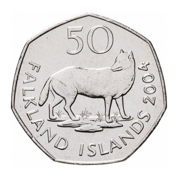 50 pence coin Falkland Islands (reverse)
