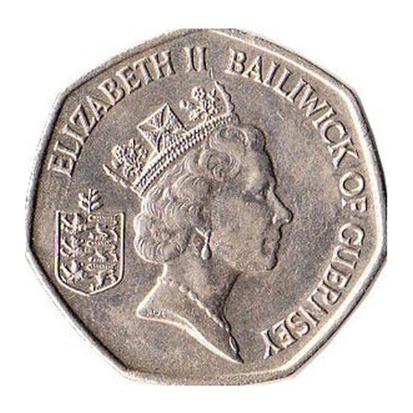 50 Pence coin Guernsey