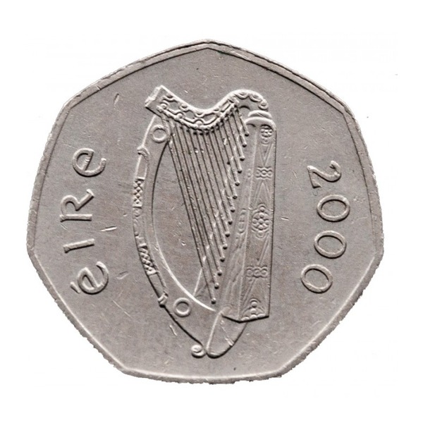 50 Pence coin Ireland