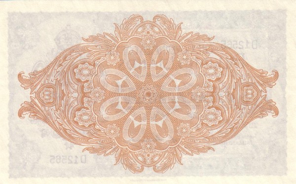 50 Pence FLK Banknote (1969–1982 Decimal Currency Issue) 1969 (reverse)