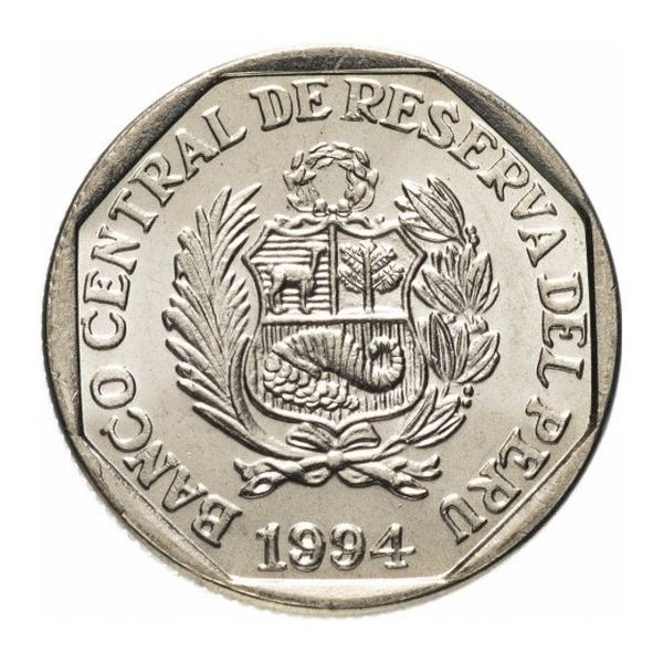 50 Peruvian Centimos coin