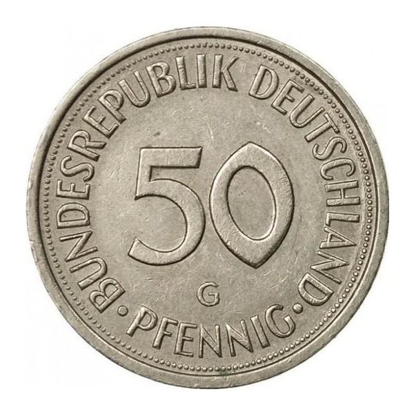 50 Pfennig coin Germany