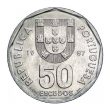 50 Portuguese Escudos coin