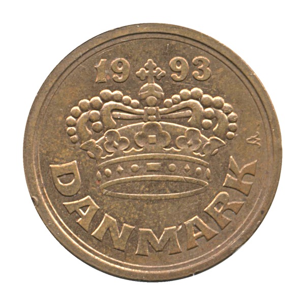 50 Øre coin (Crown of Christian V)