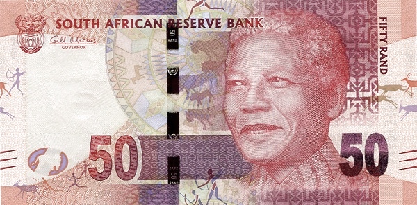 50 South African Rand Banknote (Nelson Mandela)