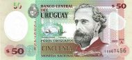 50 Uruguayan Peso Polymer Banknote (Jose Pedro Varela)