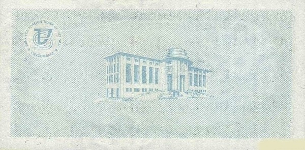 50 Vietnamese Dong Foreign Exchange Certificate Banknote (reverse)
