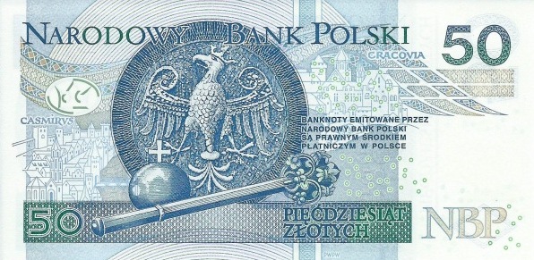 50 Złotych POL Banknote (PRL Period (People’s Republic of Poland)) 2012 (reverse)