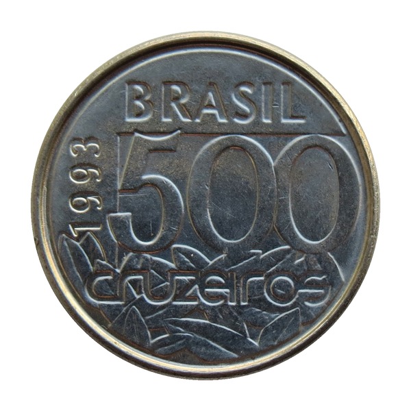 500 Cruzeiros coin (Loggerhead Sea Turtle)
