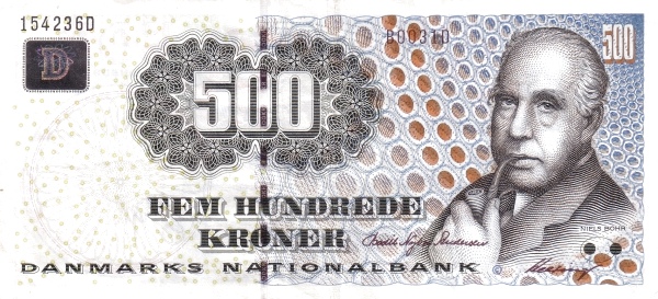 500 Kroner DNK Banknote (Modern Nationalbank Issue) 2003-2008