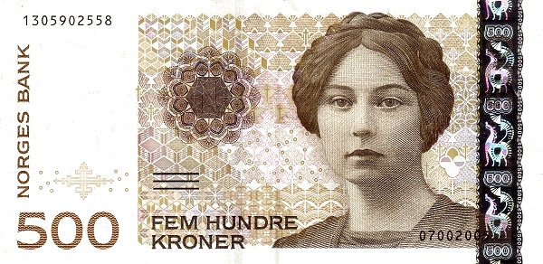 500 Kroner NOR Banknote (Early Krone System (Pre-WWII)) 1999-2015