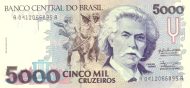 5000 Brazilian Cruzeiros Banknote (Carlos Gomes)
