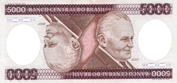 5000 Brazilian Cruzeiros Banknote (Castelo Branco)